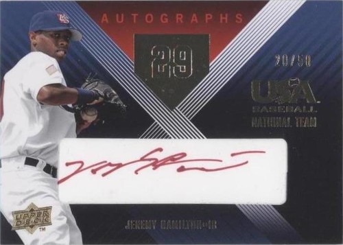 2008 Upper Deck USA Baseball National Teams - Jeremy Hamilton #JHE-9