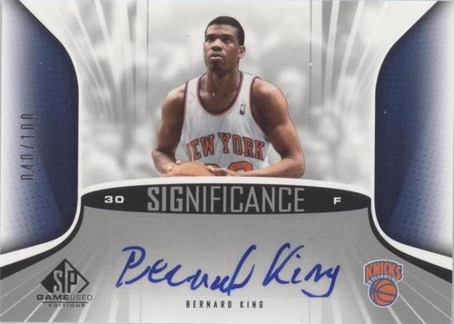 2006-07 SP Game Used Edition - Bernard King #SA-BK