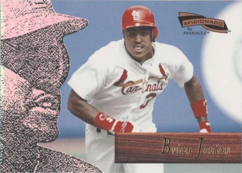 1996 Pinnacle Aficionado - Brian Jordan #103