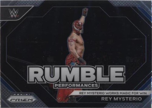 2024 WWE Panini Select Rey Mysterio Jr Blue /249 Prizm+