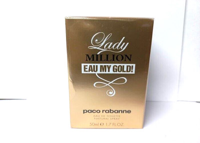 Lady Million Eau My Gold For Women Eau de Toilette  Spray 1.7 fl oz