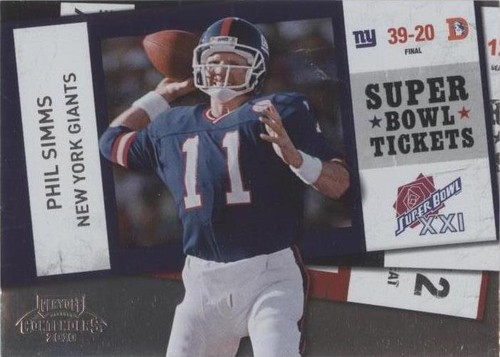 2010 Playoff Contenders Phil Simms #41