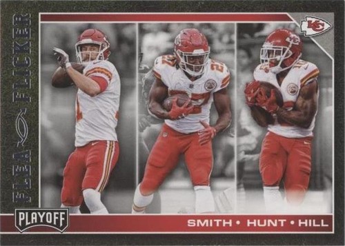 2017 Panini Playoff Alex Smith Kareem Hunt Tyreek Hill #13