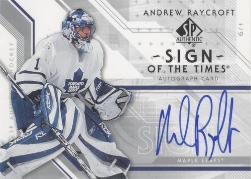 2006-07 SP Authentic - Andrew Raycroft #ST-AR