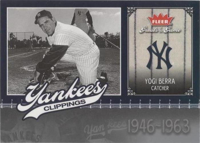2006 Fleer Greats of the Game - Yogi Berra #NYY-YB