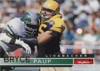 1995 Skybox Impact Bryce Paup #54
