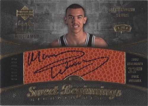 2007-08 Upper Deck Sweet Shot - Marcus Williams #113