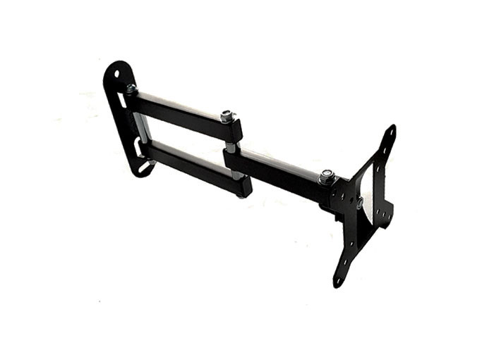 Staffa per Tv Monitor LCD Plasma da 10" a 27" Triplo Braccio Nera Linq LI-L320