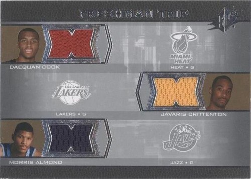 2007-08 SPx - Javaris Crittenton/Daequan Cook/Morris Almond #F3-ACC