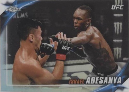 2019 Topps Chrome UFC - Israel Adesanya #UFCK-IA