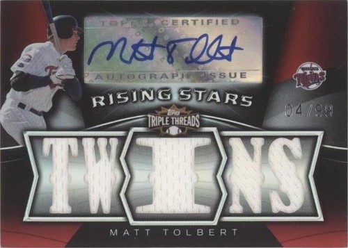 2009 Topps Triple Threads - Matt Tolbert #138