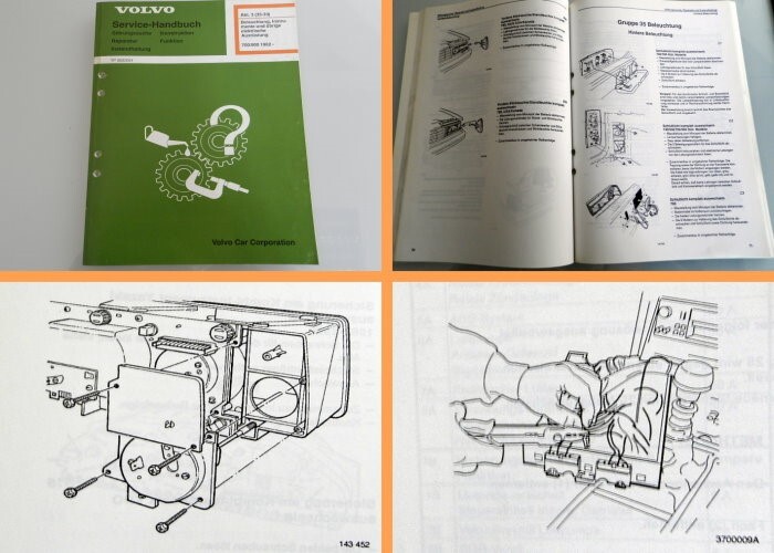 Volvo 740 760 940 960 ab 1982 Beleuchtung Instrumente Elektrik Werkstatthandbuch