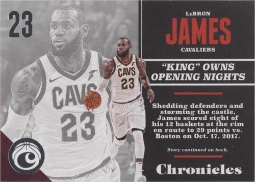 2017-18 Panini Chronicles - LeBron James #76