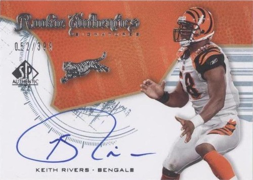 2008 SP Authentic Keith Rivers #255