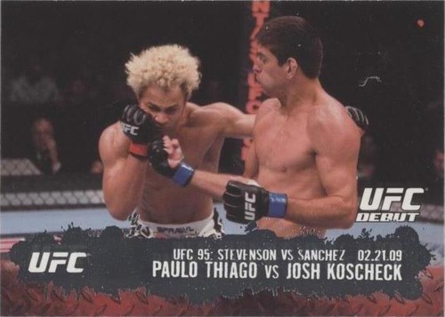 2009 Topps UFC Round 2 - Josh Koscheck Paulo Thiago #129