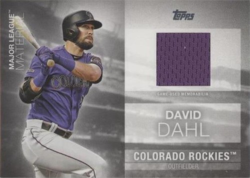 2020 Topps - David Dahl #MLM-DD