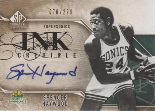 2009-10 SP Signature Edition - Spencer Haywood #I-SH
