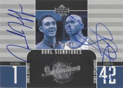 2002-03 Upper Deck Inspirations - Jared Jeffries/Jerry Stackhouse #134