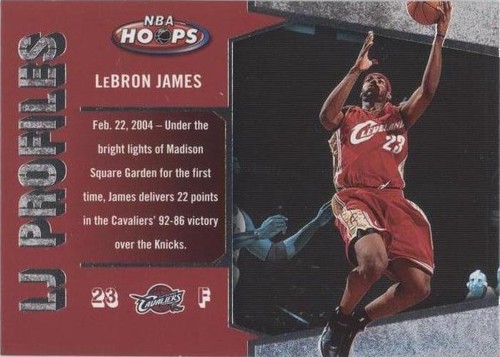2005-06 NBA Hoops - LeBron James #LBJ-17