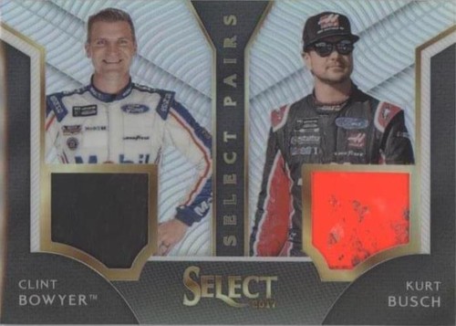 2017 Panini Select - Clint Bowyer Kurt Busch #CB-KB