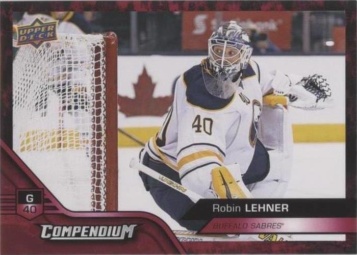 2016-17 Upper Deck Compendium - Robin Lehner #36