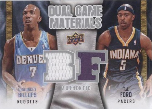 2009-10 Upper Deck - Chauncey Billups/T.J. Ford #DG-BF