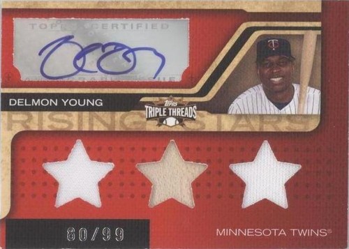 2008 Topps Triple Threads - Delmon Young #188