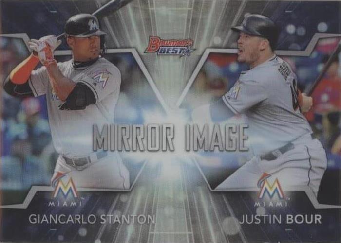 2016 Bowman's Best - Giancarlo Stanton Justin Bour #MI-6 for