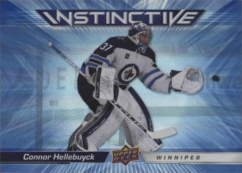 UPPER DECK NHLカード SP AUTHENTIC CONNOR HELLEBUYCK WINNIPEG JETS 17/25 #MD-CH 送料無料 中古 IT1 Connor Hellebuyck 24/25 UpperDeck Series 2 #214 Young Guns