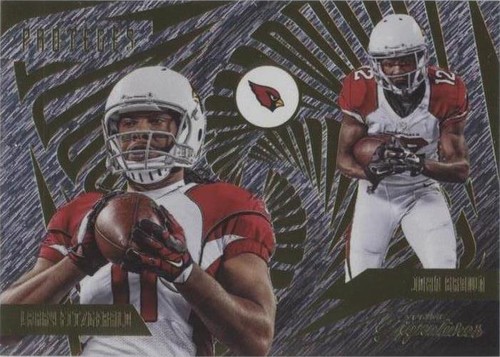2016 Panini Prime Signatures John Brown Larry Fitzgerald #PRT-FB
