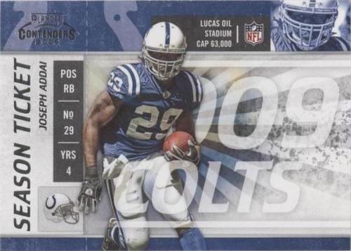 2009 Playoff Contenders Joseph Addai #43