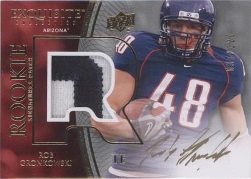 2010 Upper Deck Exquisite Collection Rob Gronkowski #131