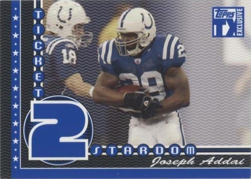 2007 Topps TX Exclusive Joseph Addai #ST-JA