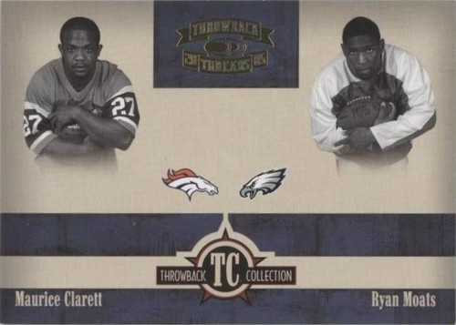 2005 Donruss Throwback Threads Maurice Clarett Ryan Moats #TC-7
