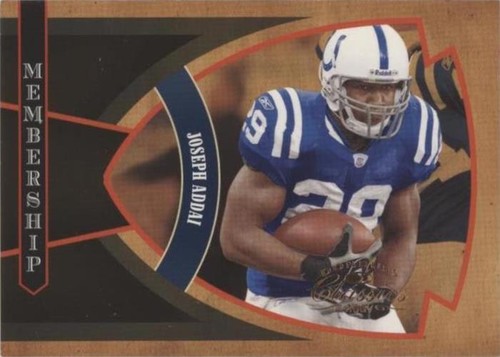 2007 Donruss Classics Joseph Addai #M-4