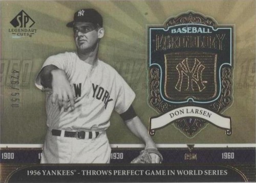 2006 SP Legendary Cuts - Don Larsen #BC-DL