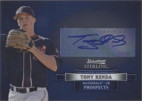 2012 Bowman Sterling - Tony Renda #BSAP-TRE