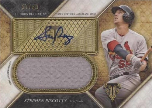 2017 Topps Triple Threads - Stephen Piscotty #UAJR-SP