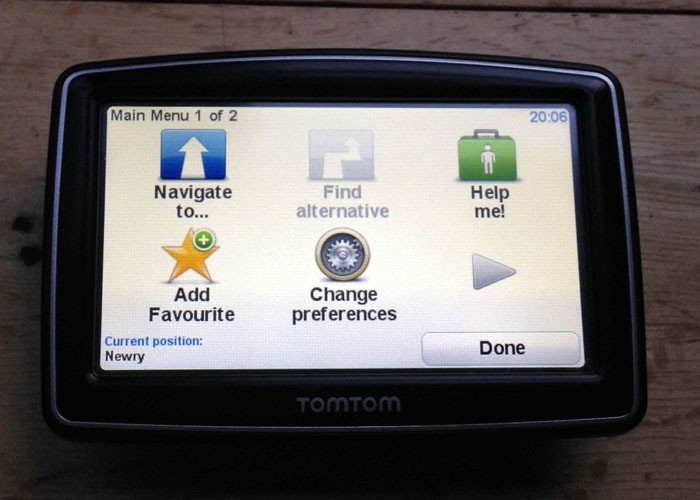 Tomtom XXL Sat Nav, 5". IQ Routes Edition. Western European Maps. Vgc