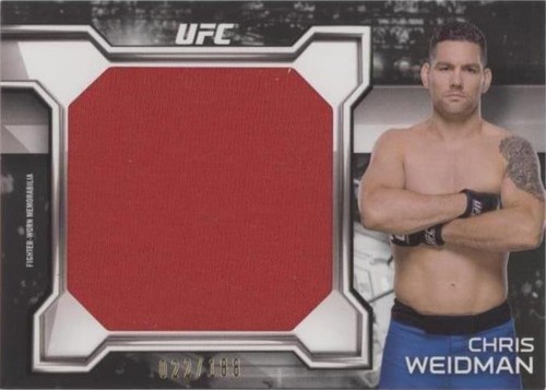 2016 Topps UFC Knockout - Chris Weidman #KR-CW