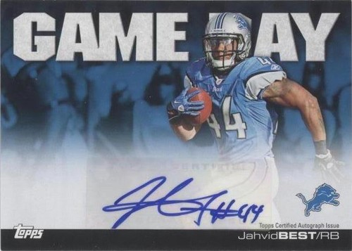 2011 Topps Jahvid Best #GDA-JBE