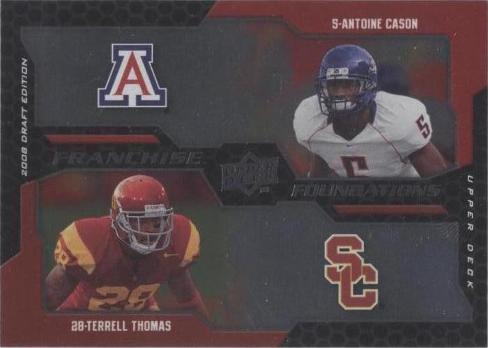 2008 Upper Deck Draft Edition Antoine Cason Terrell Thomas #222
