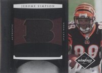 2008 Leaf Limited Jerome Simpson #16