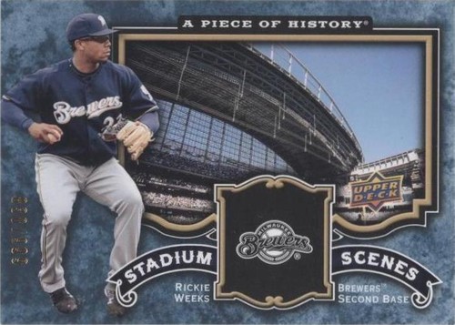 2009 Upper Deck A Piece of History - Rickie Weeks #SS-RW