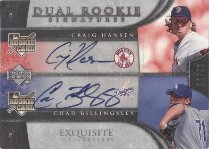 2006 Upper Deck Exquisite Collection - Chad Billingsley Craig Hansen #87