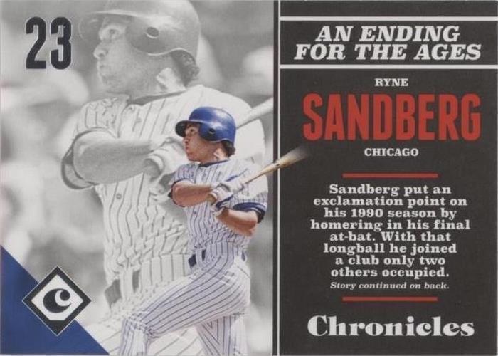 Panini Chronicles 2017 - Ryne Sandberg #38