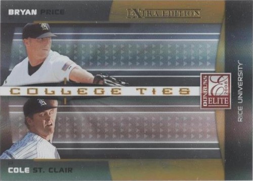 2008 Donruss Elite Extra Edition - Bryan Price Cole St. Clair #CTC-19