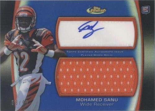 2012 Topps Finest Mohamed Sanu #AJR-MS