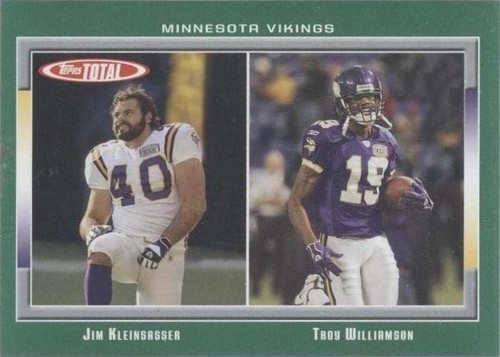 2006 Topps Total Jim Kleinsasser Troy Williamson #345