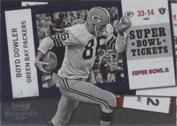 2010 Playoff Contenders Boyd Dowler #6